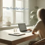Why Hire a Digital Marketing Agency – professional working on a laptop in a clean, minimalist office environment